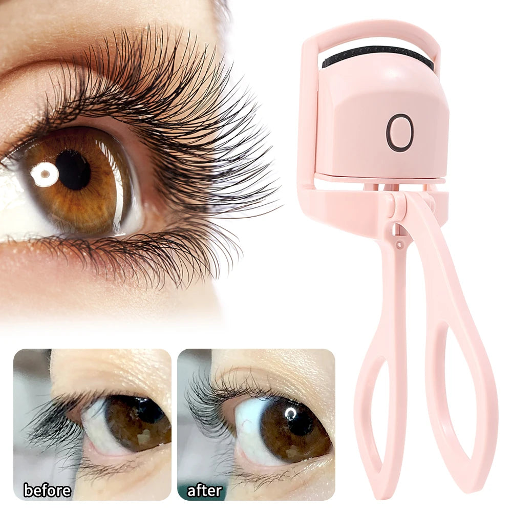 Eyelash curler fashion electric eyelash curler USB fast heating long-lasting curling eyelashes electric comb eyelash curler